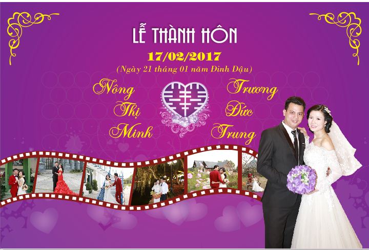 In phông bạt đám cưới Hà Nội